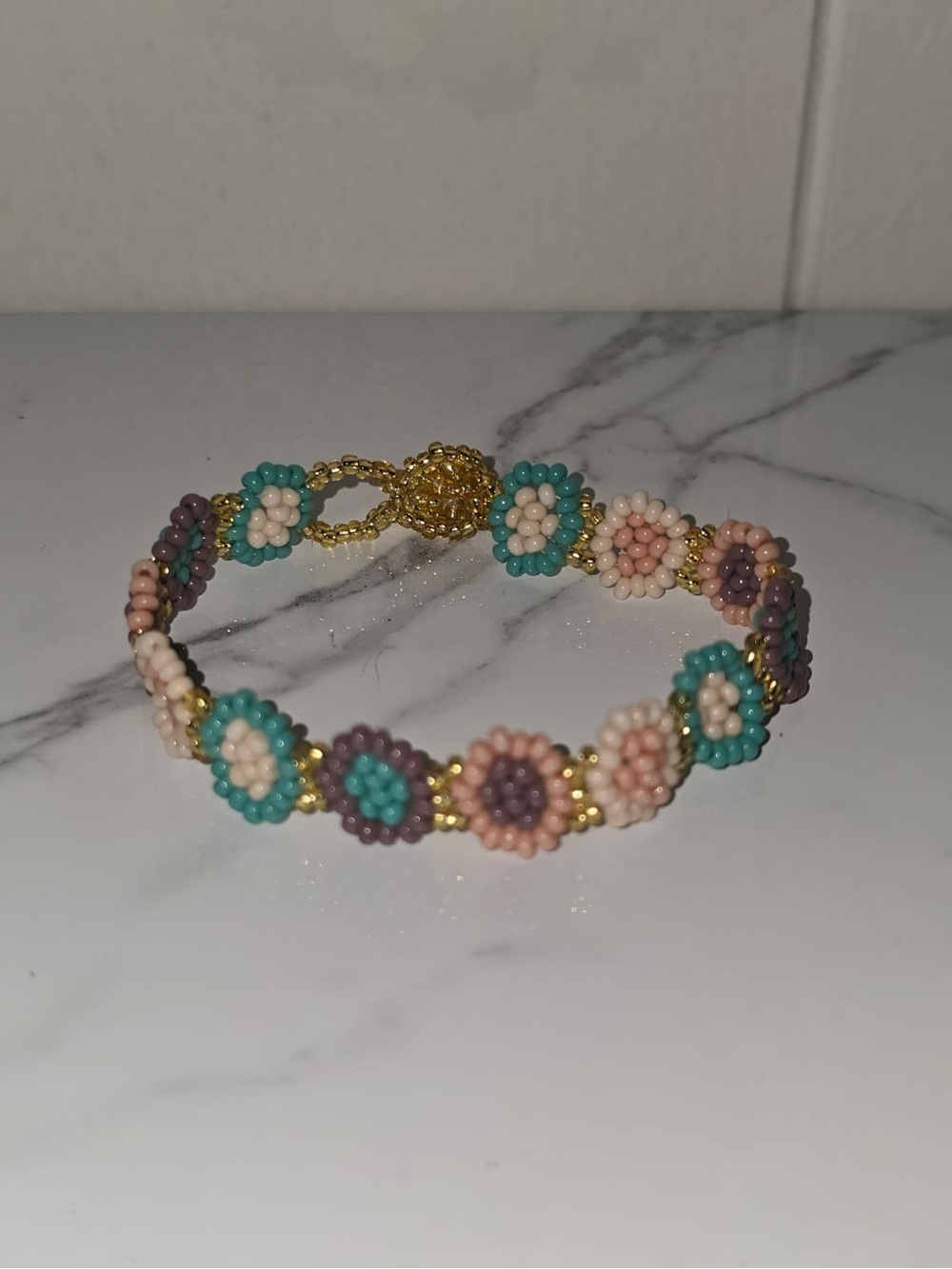 Huichol Beaded Circle Bracelet